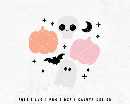 FREE Halloween Set SVG | Cute Halloween SVG