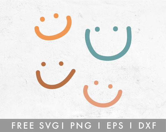 FREE Hand Drawn Smiley Faces SVG