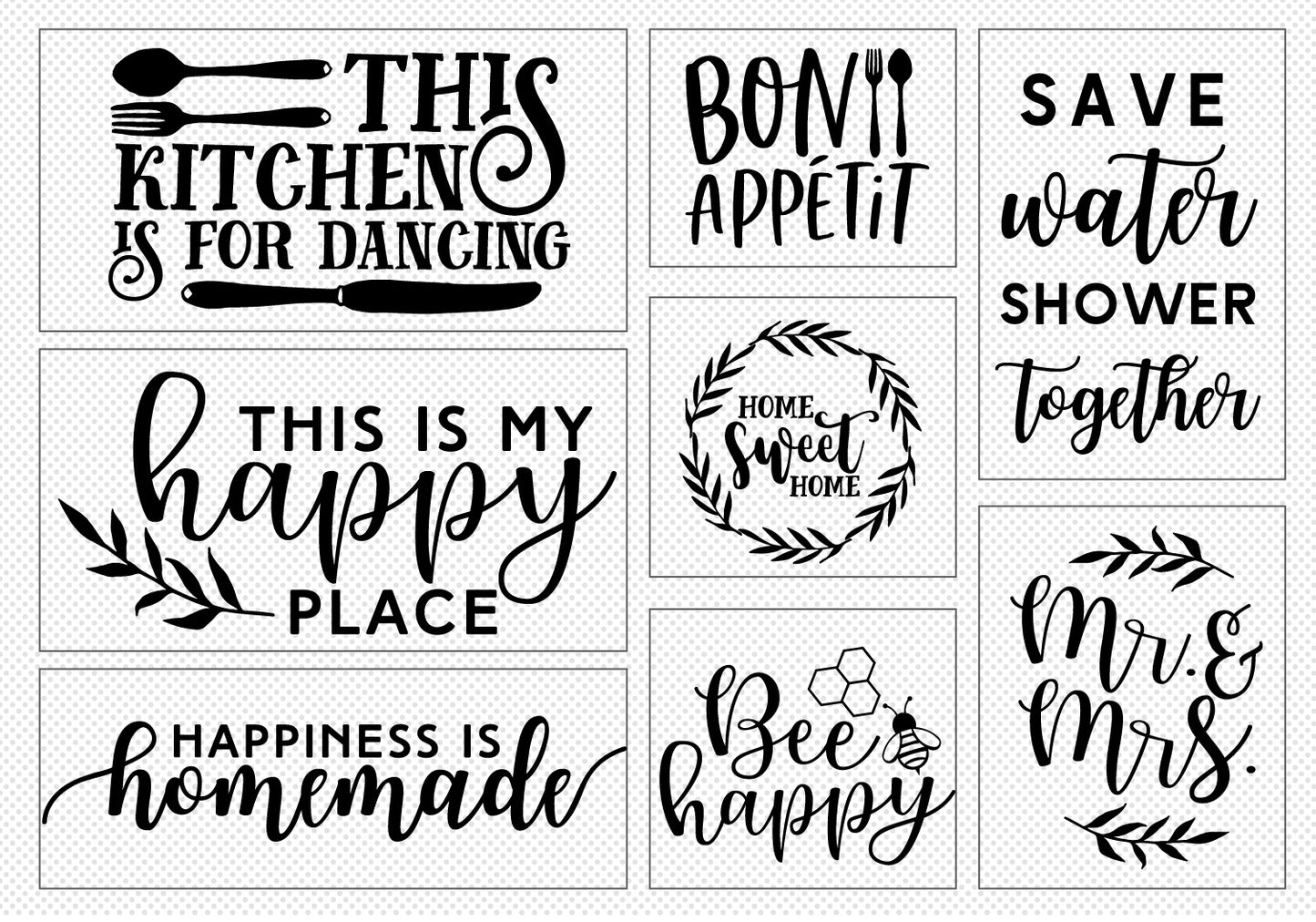 DIY Home Sign Making SVG Bundle | 25 Pack