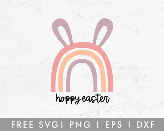 FREE Hoppy Easter SVG Cut File for Cricut, Cameo Silhouette | Free SVG Cut File