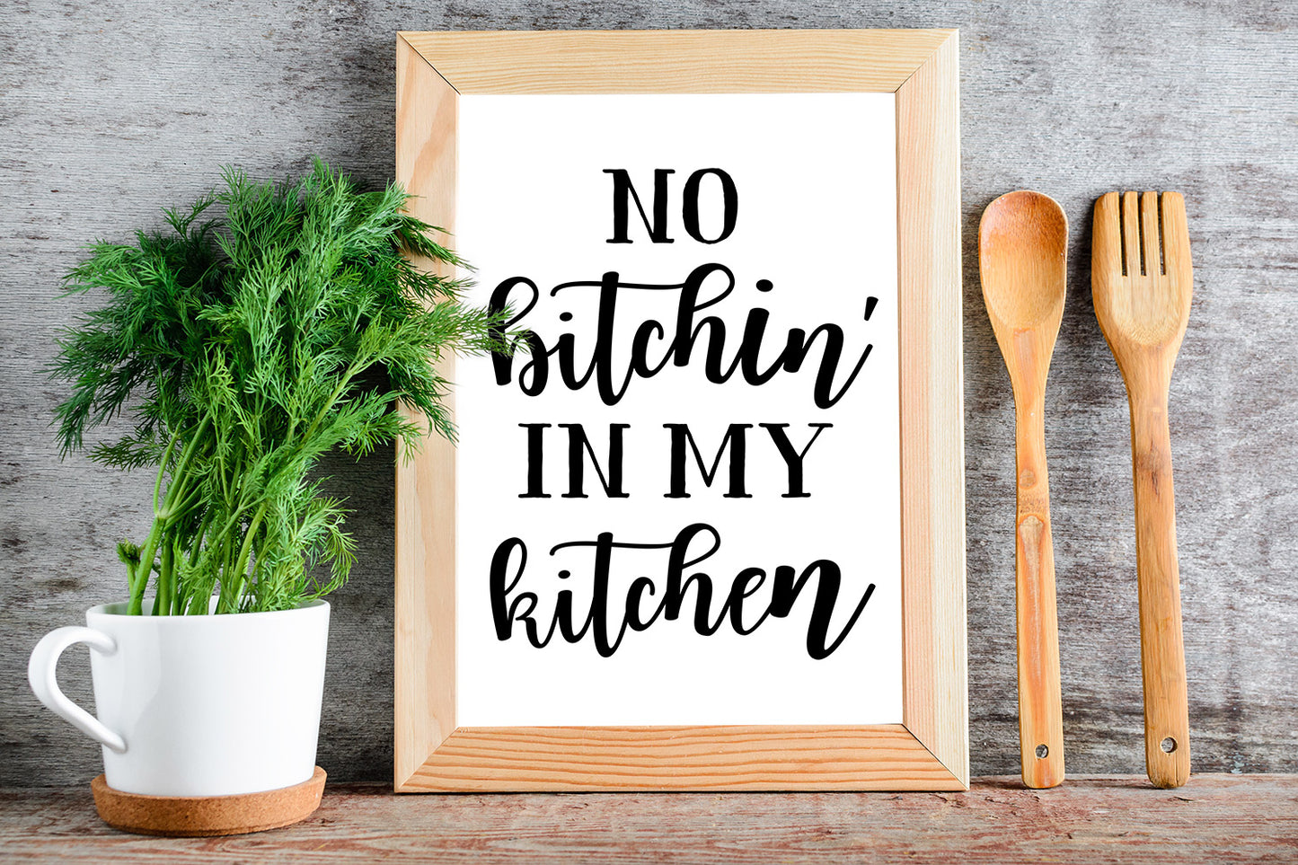 Kitchen Sign Making SVG Bundle | 25 Pack