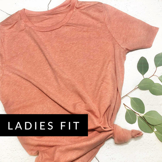 Ladies Tag-Less Tee Pink Lemonade