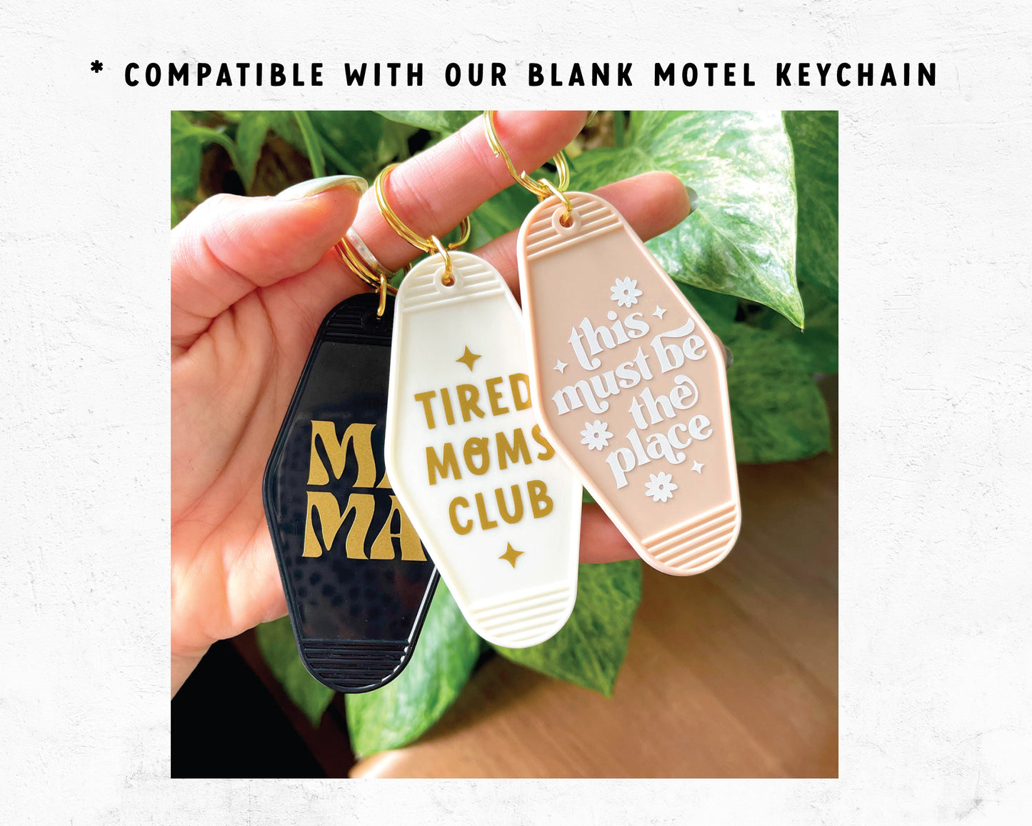 FREE SVG Motel Keychain | FREE SVG Keychain