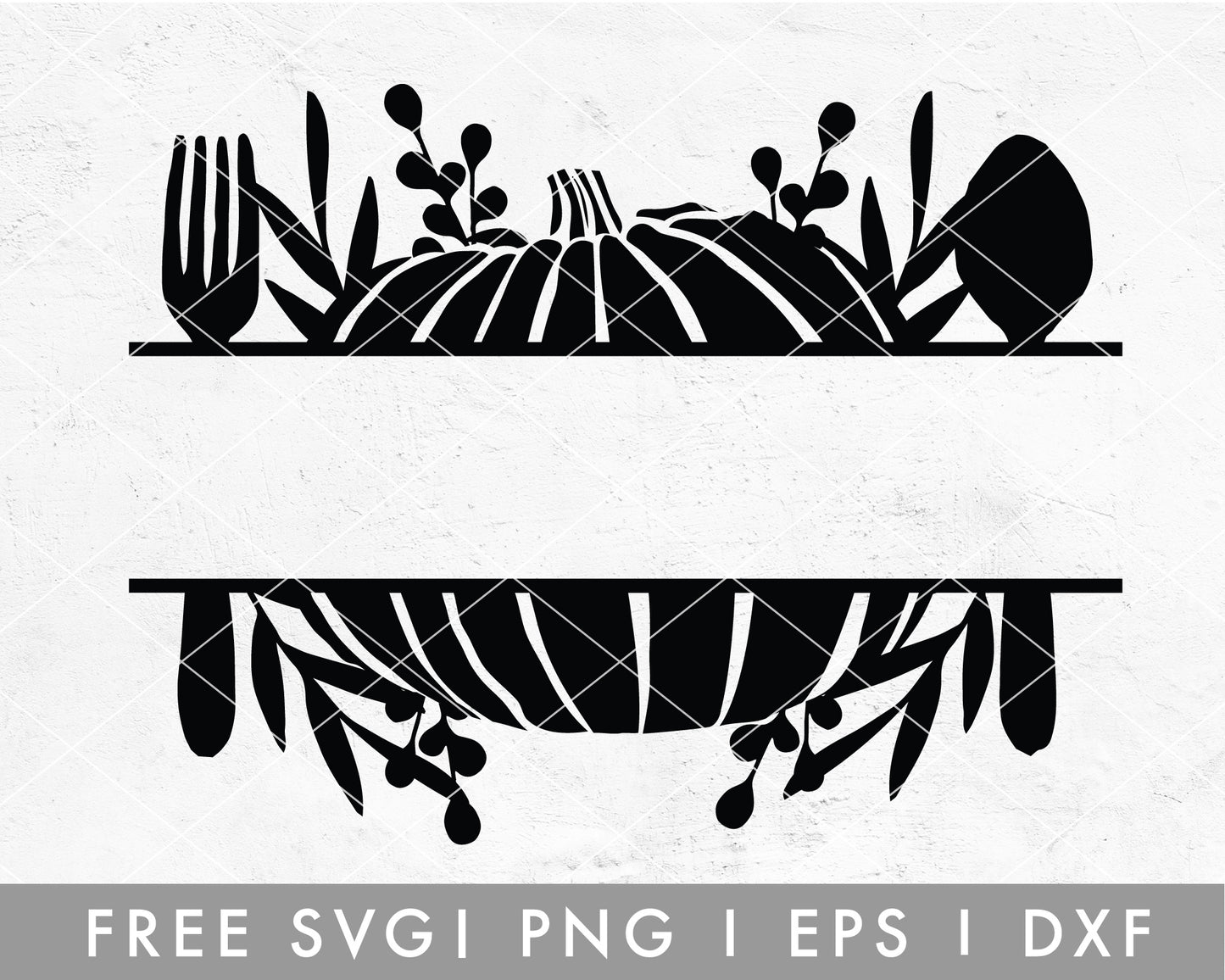 FREE Pumpkin Monogram SVG