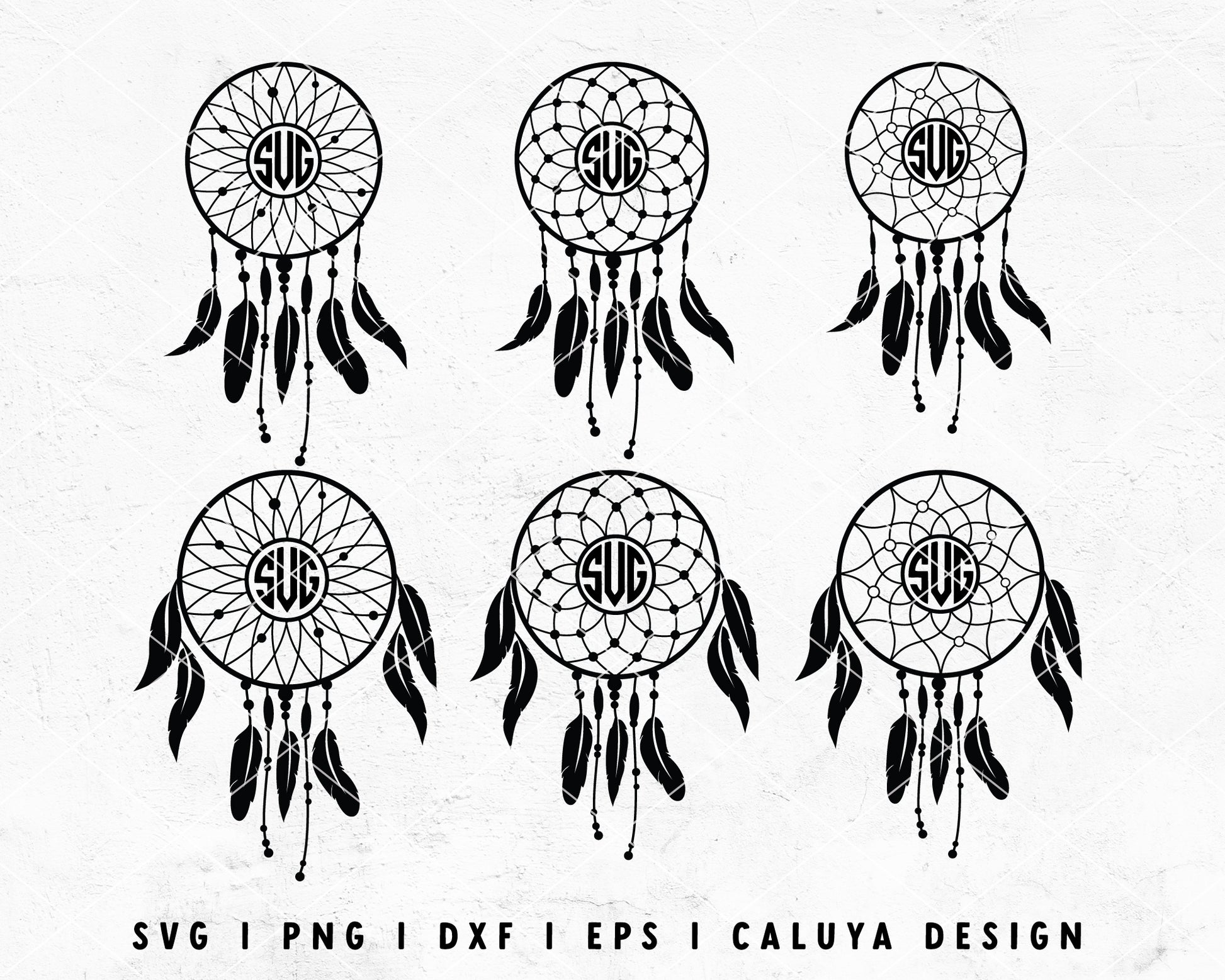 FREE Dream Catcher SVG | Monogram SVG Cut File for Cricut, Cameo Silhouette | Free SVG Cut File