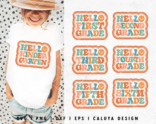 FREE Back to School SVG | Hello Kindergarten SVG