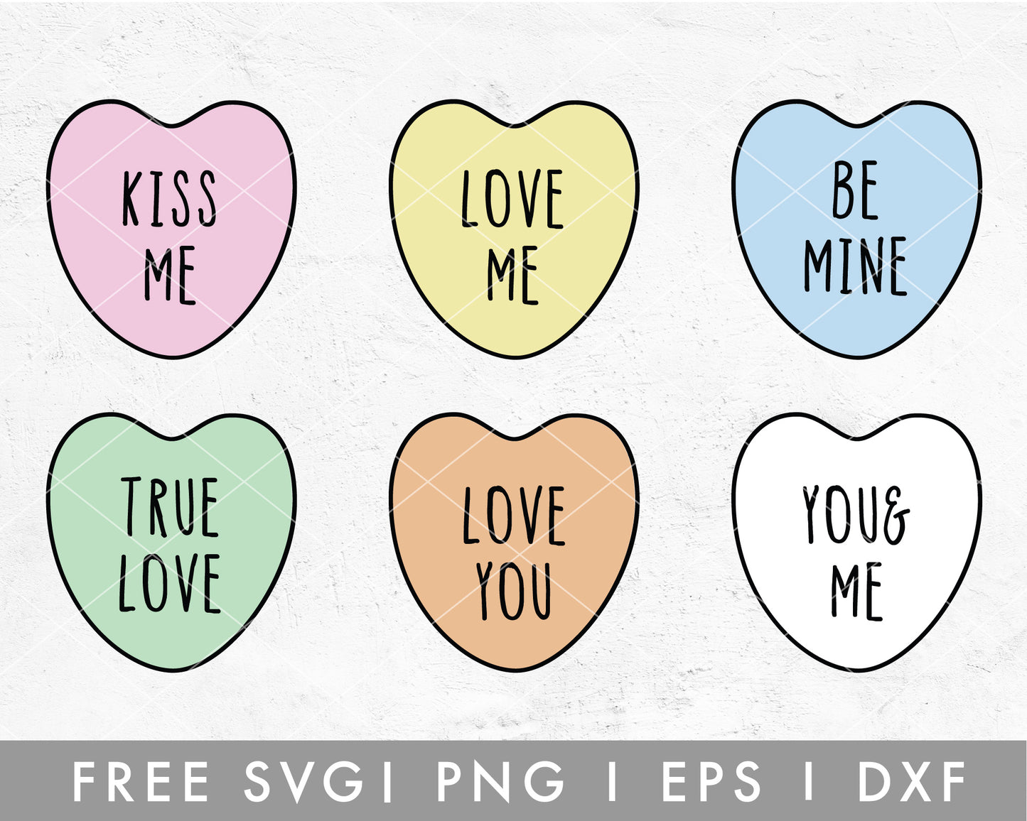 Valentine Candy SVG Cut File for Cricut, Cameo Silhouette | Free SVG Valentine's Day