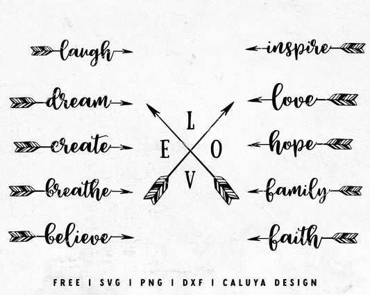 FREE Arrow SVG | Letter SVG  Cut File for Cricut, Cameo Silhouette | Free SVG Cut File