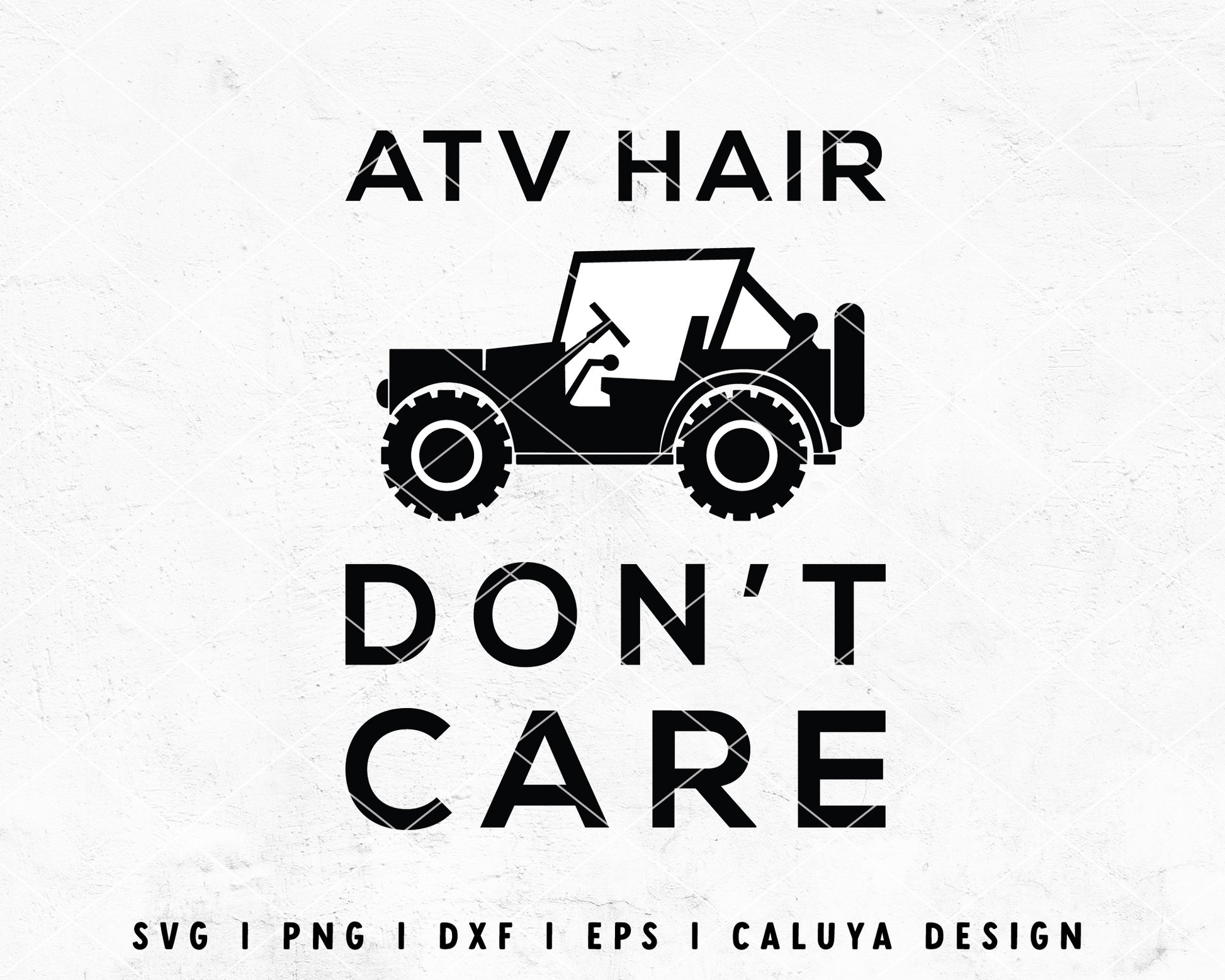 FREE ATV Hair SVG | Jeep SVG Cut File for Cricut, Cameo Silhouette | Free SVG Cut File