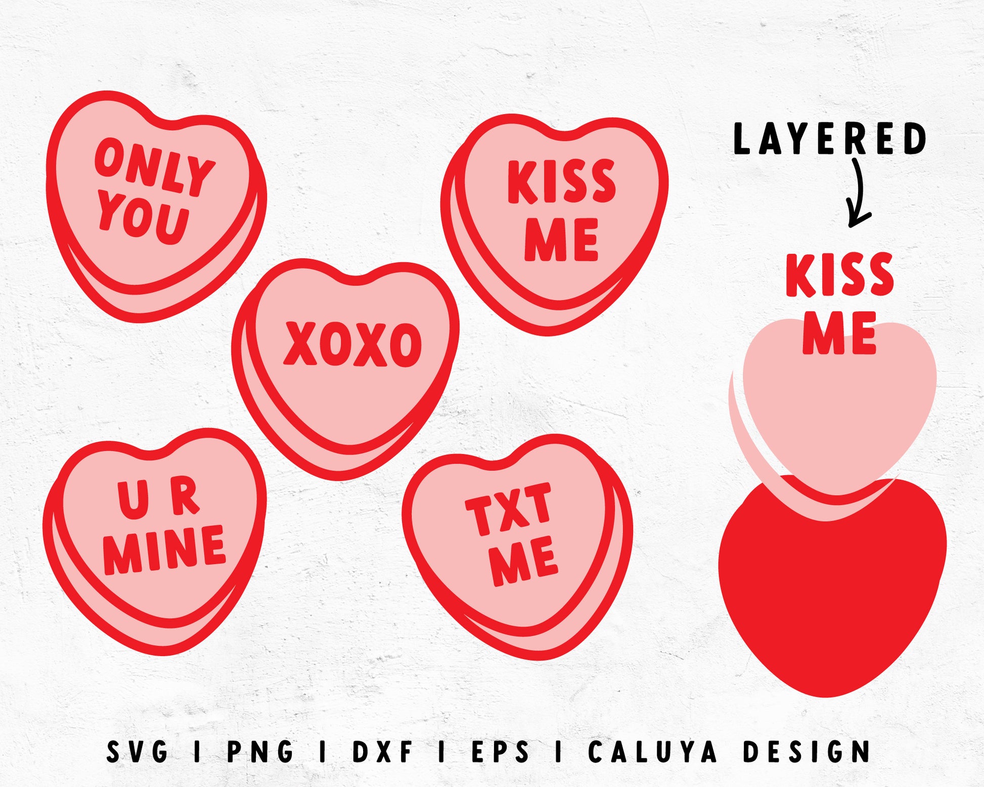 FREE Valentines Candy SVG | Pink Heart Candy SVG Cut File for Cricut, Cameo Silhouette | Free SVG Cut File