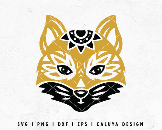 FREE Fox SVG | Mandala SVG Cut File for Cricut, Cameo Silhouette | Free SVG Cut File