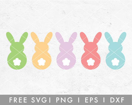 FREE Simple Easter Bunny SVG File for Cricut, Cameo Silhouette | Free SVG Cut File