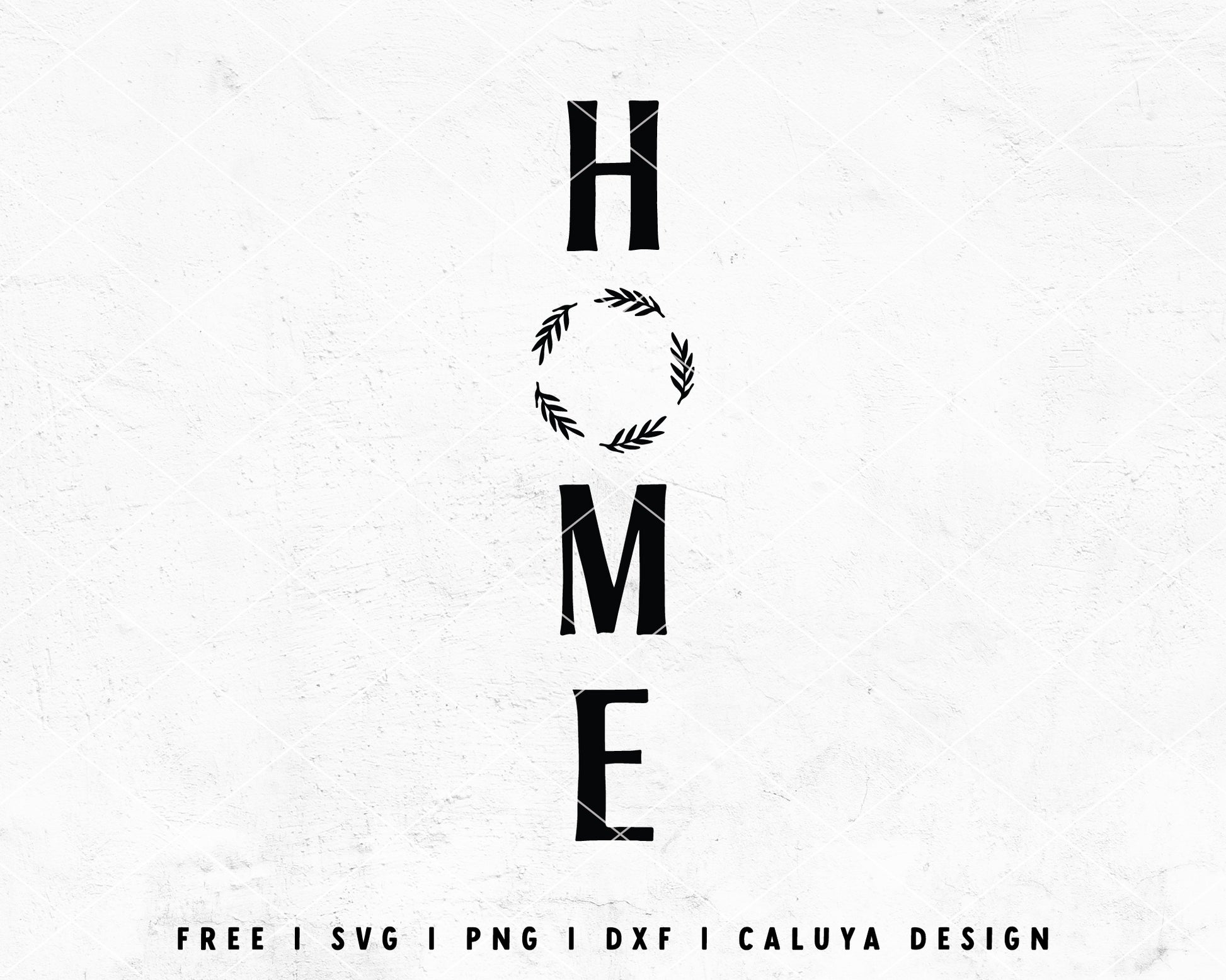 FREE Home Sign SVG | Vertical Sign SVG Cut File for Cricut, Cameo Silhouette | Free SVG Cut File