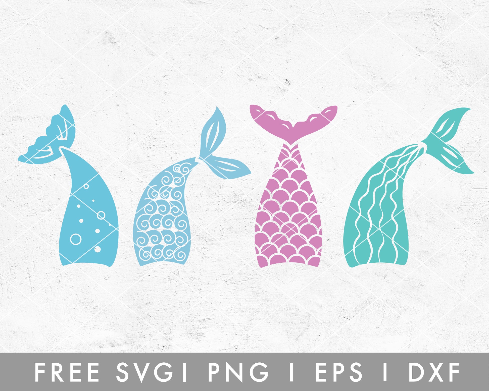 FREE Mermaid SVG | Mermaid Tail Cut File for Cricut, Cameo Silhouette | Free SVG Cut File