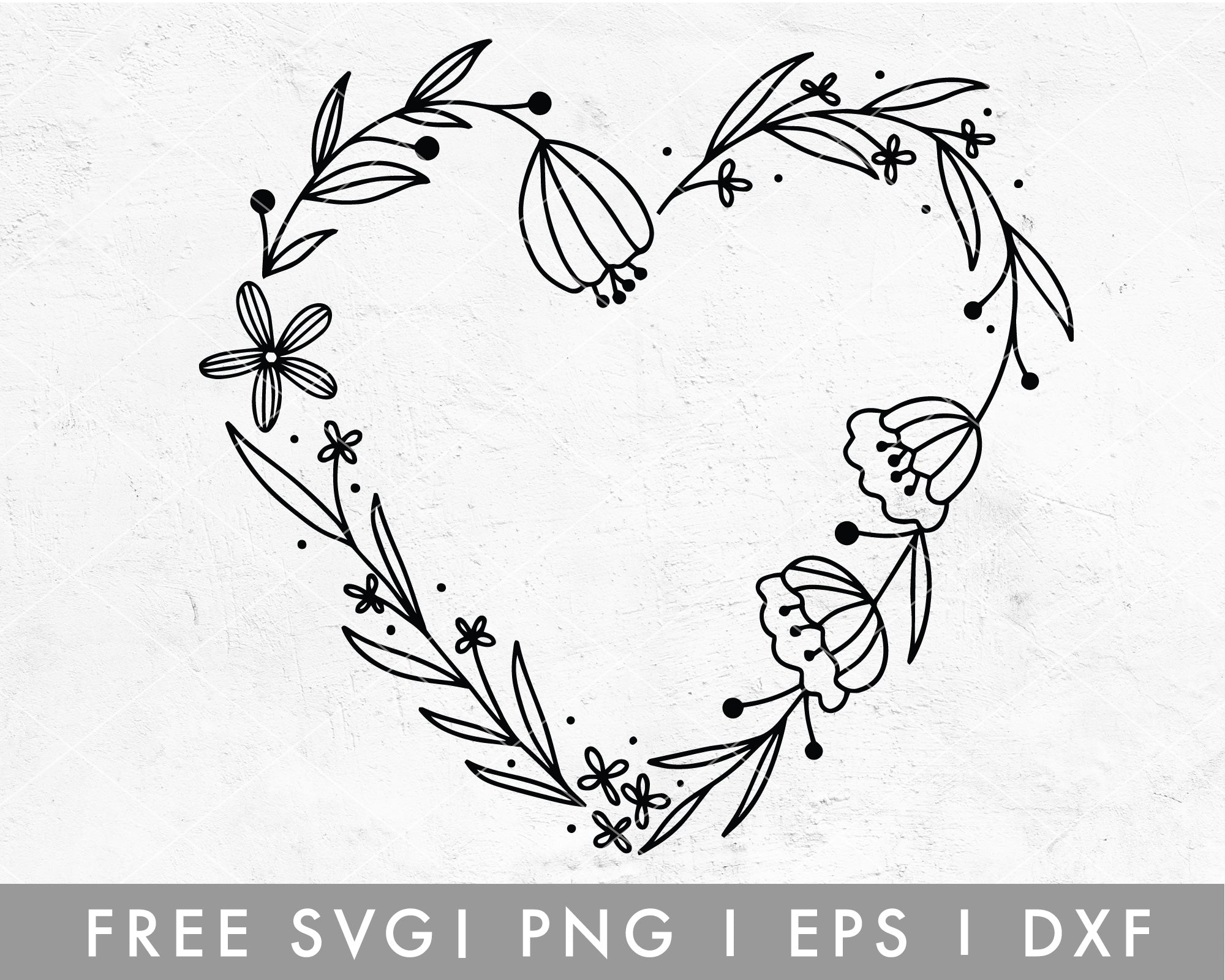 Bundle of floral monogram frames Cricut SVG cut (1285552)