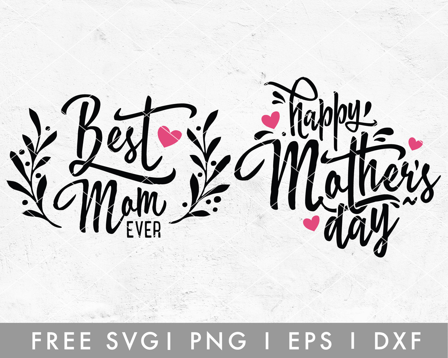 FREE Mother's Day Lettering SVG Cut File for Cricut, Cameo Silhouette | Free SVG Cut File