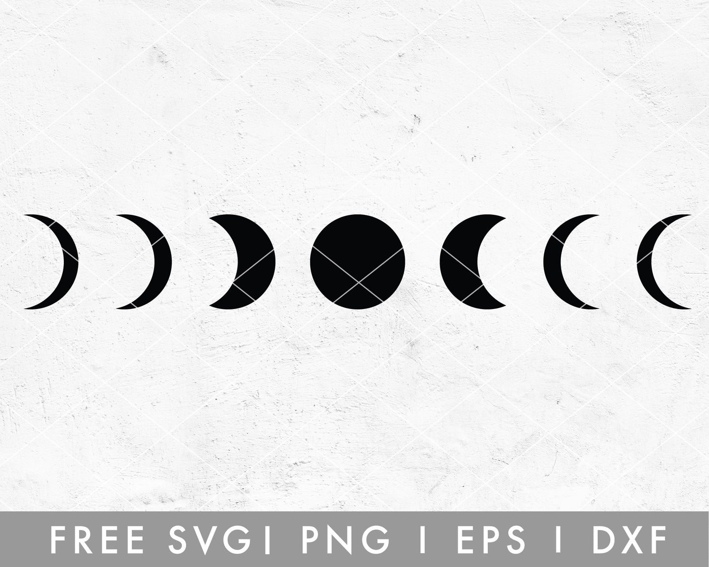 FREE Boho Moon SVG Cut File for Cricut, Cameo Silhouette | Free SVG Cut File
