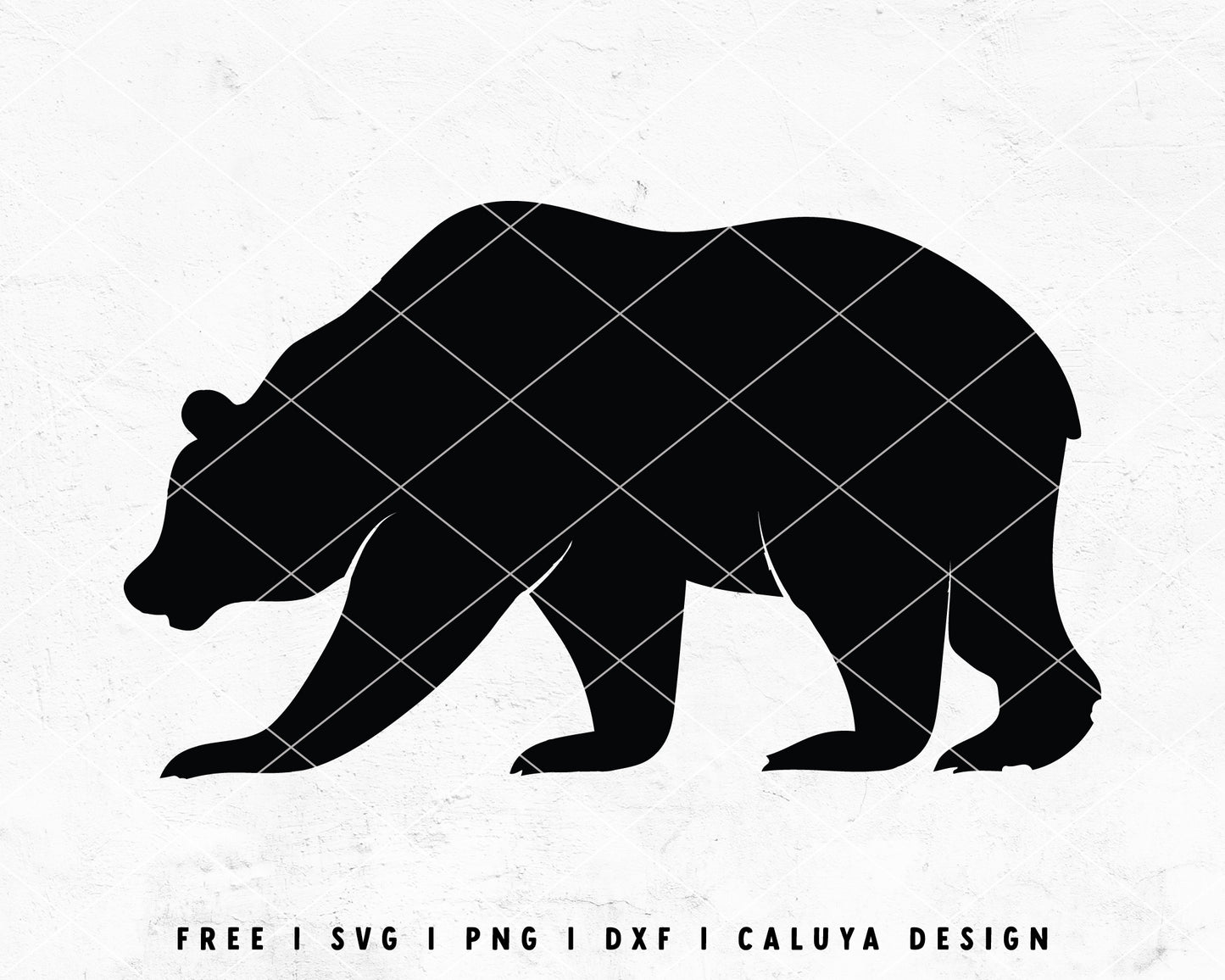 FREE Bear SVG | Forest Animal SVG Cut File for Cricut, Cameo Silhouette | Free SVG Cut File