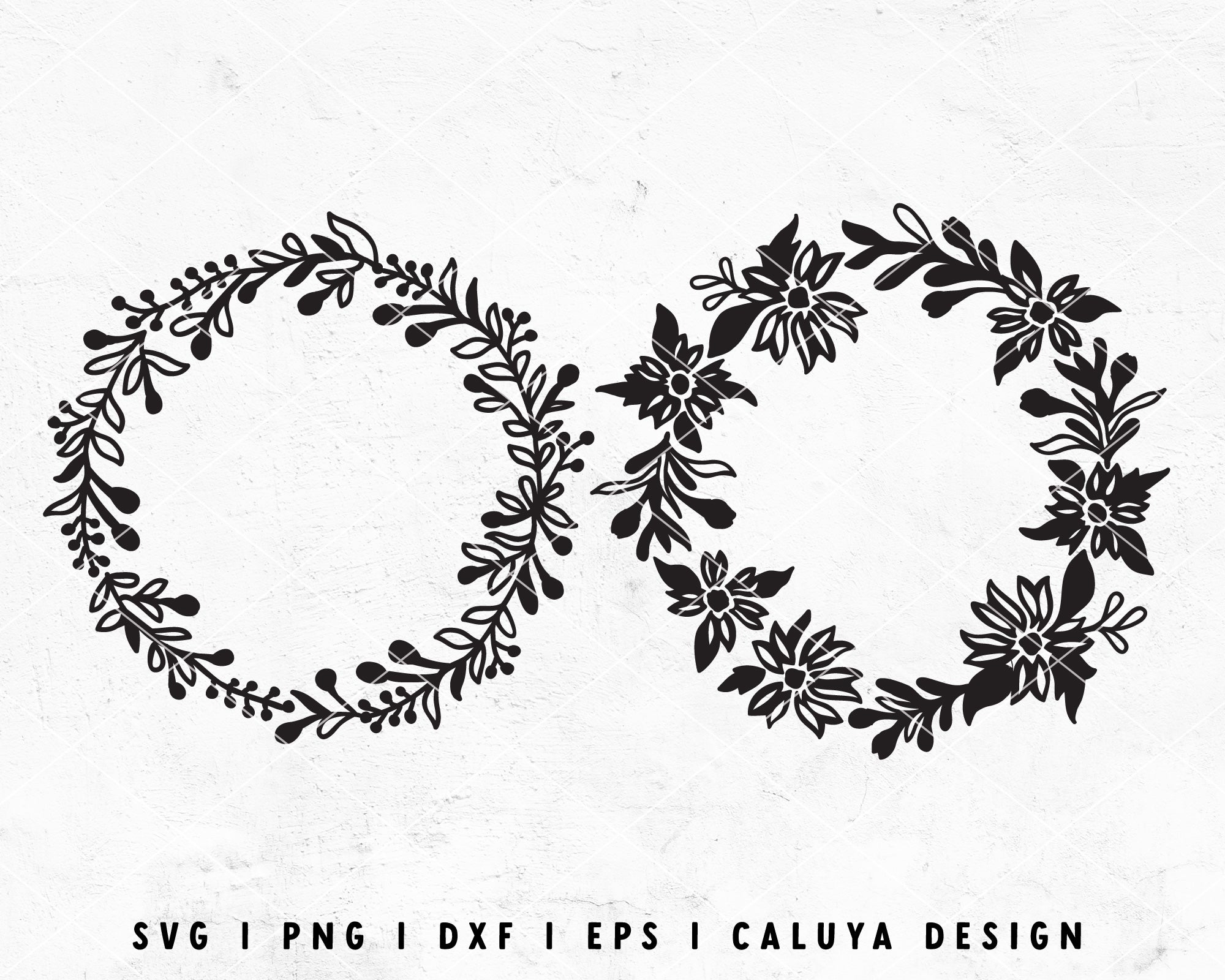 Wreath SVG, Leaf Monogram Frame SVG, Wedding Wreath SVG