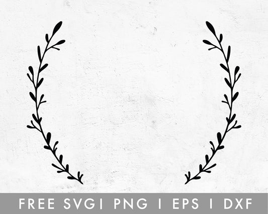 FREE Wreath Frame SVG Cut File for Cricut, Cameo Silhouette | Free SVG Cut File