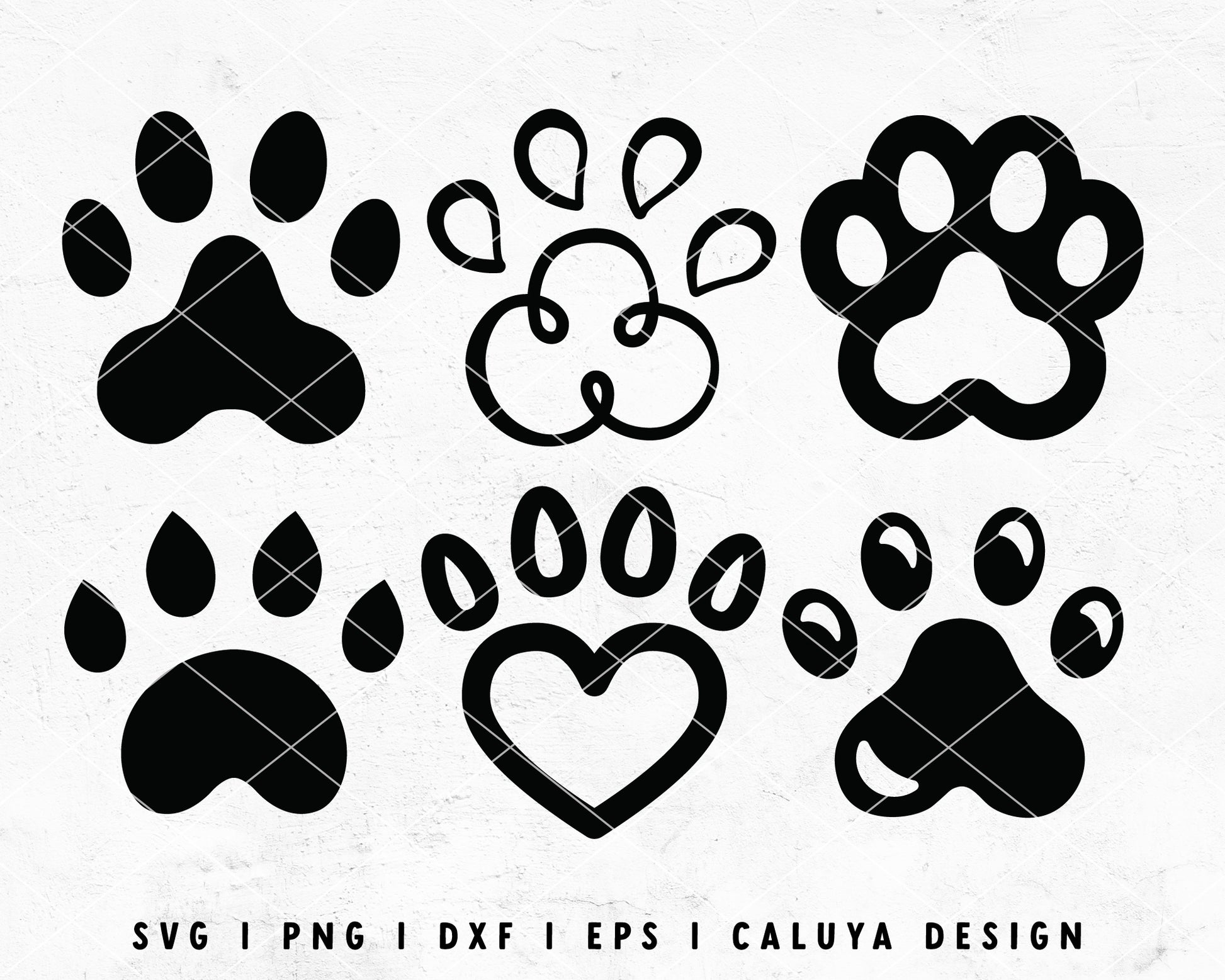 FREE Dog Paw SVG | Paw Print SVG Cut File for Cricut, Cameo Silhouette | Free SVG Cut File
