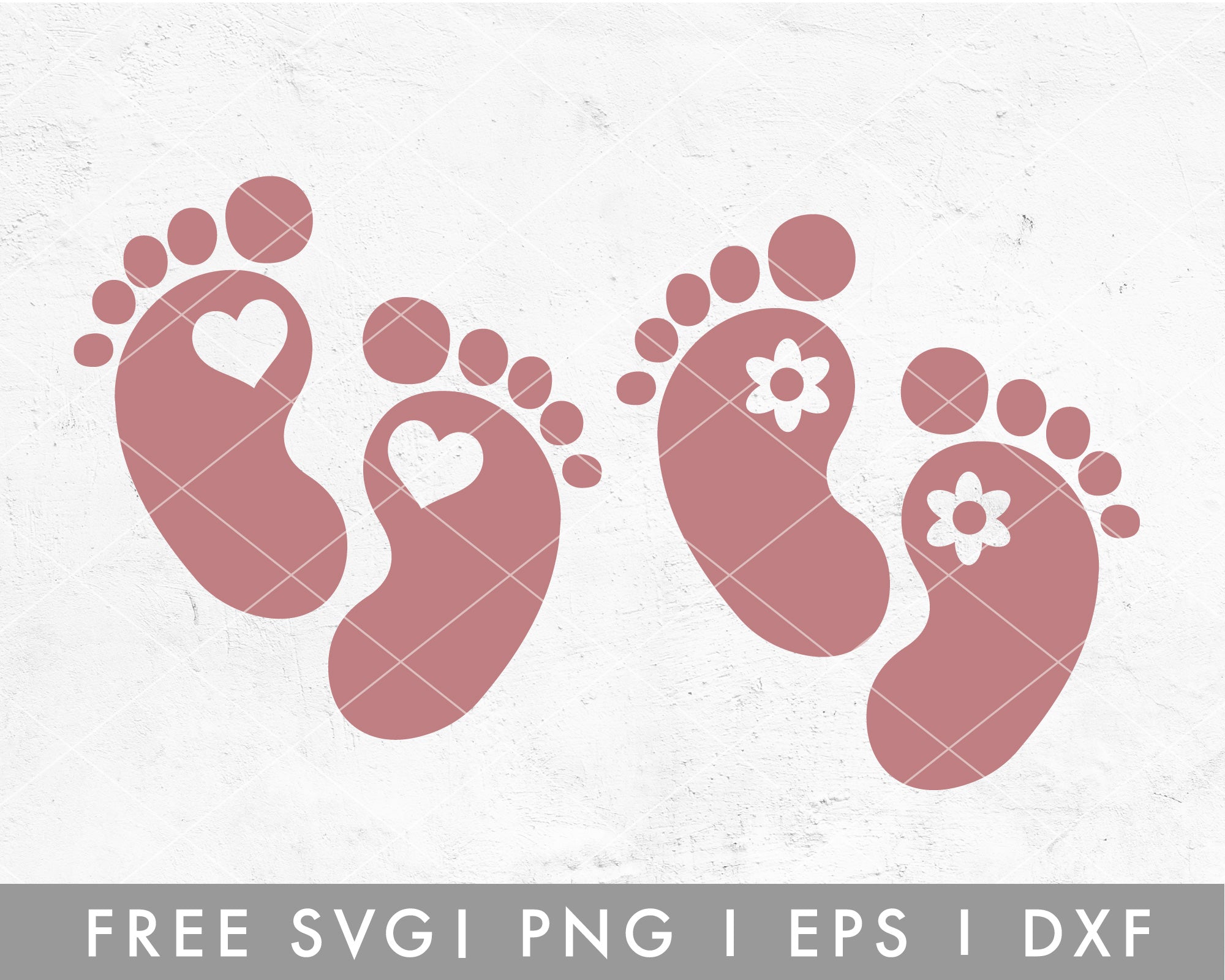 Baby Footprint SVG, Baby Feet SVG, Baby Foot SVG, Baby Foot Print