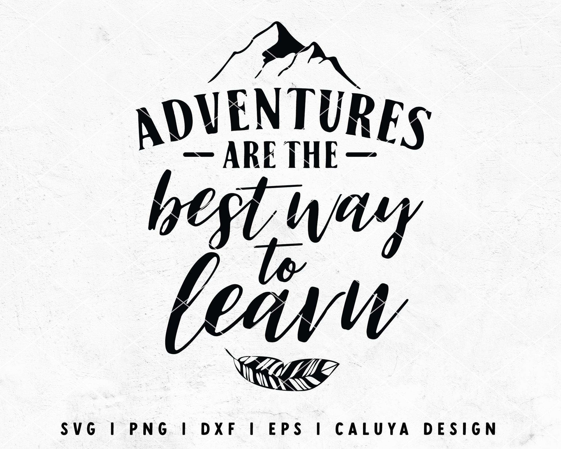 FREE Adventure SVG | Quote SVG Cut File for Cricut, Cameo Silhouette | Free SVG Cut File