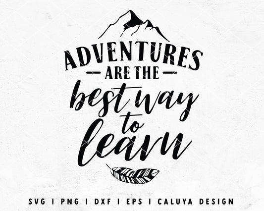 FREE Adventure SVG | Quote SVG Cut File for Cricut, Cameo Silhouette | Free SVG Cut File