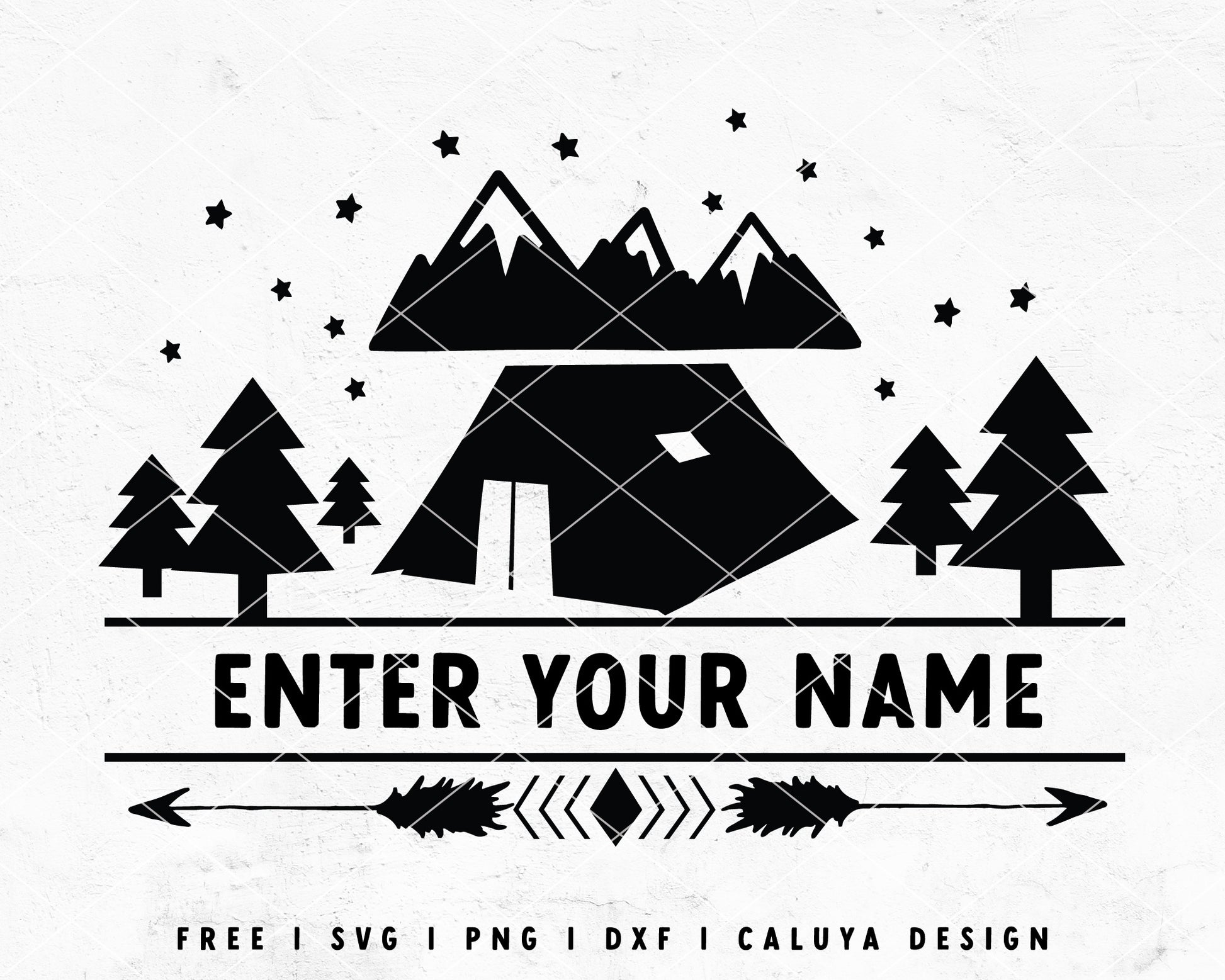 FREE Camp Sign SVG | Family SVG  Cut File for Cricut, Cameo Silhouette | Free SVG Cut File