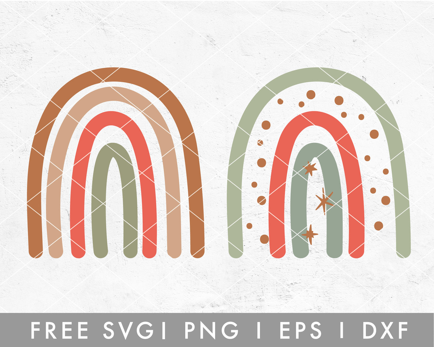 FREE Merry Rainbow Set SVG