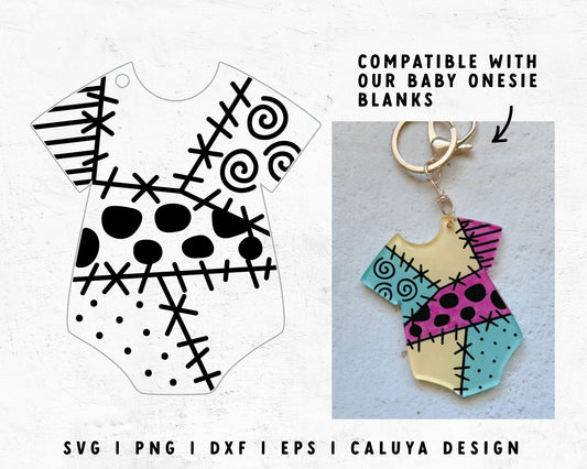 FREE Zombie Girl Onesie SVG | Halloween Acrylic Template