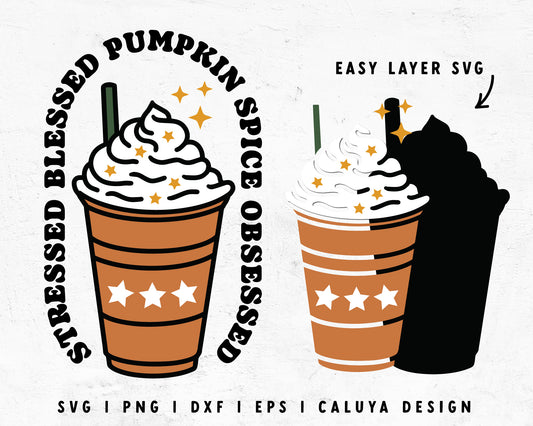 FREE Pumpkin Spice SVG | Retro Fall SVG