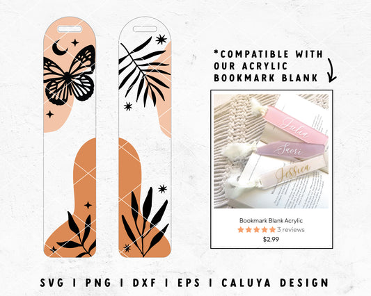 Bookmark SVG | Boho Botanical SVG