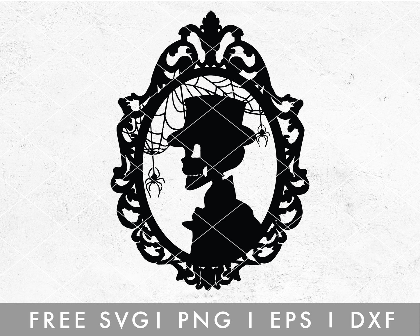 FREE Gentlemen Skeleton Frame SVG Cut File for Cricut, Cameo Silhouette