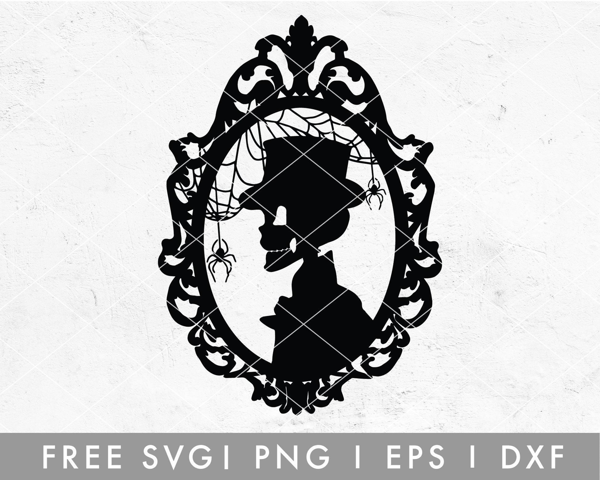 FREE Gentlemen Skeleton Frame SVG Cut File for Cricut, Cameo Silhouette