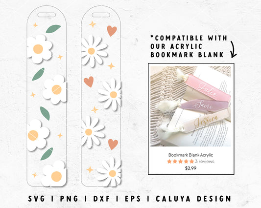 Bookmark SVG | Daisy Flower SVG