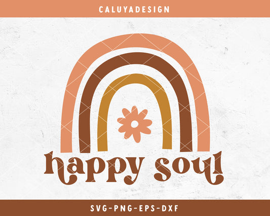 Happy Baby SVG For Cricut, Cameo Silhouette | Boho Rainbow Baby SVG