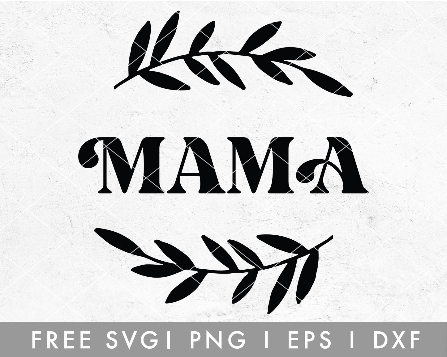 FREE Botanical Boho MAMA SVG