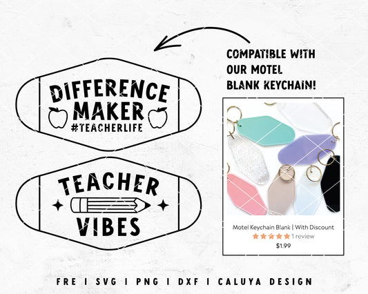 FREE Teacher SVG | Motel Keychain SVG