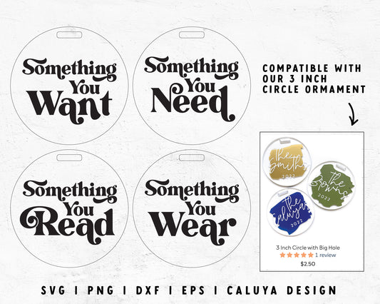 FREE Gift Tag SVG | Ornament Template svg Cut File for Cricut, Cameo Silhouette | Free SVG Cut File