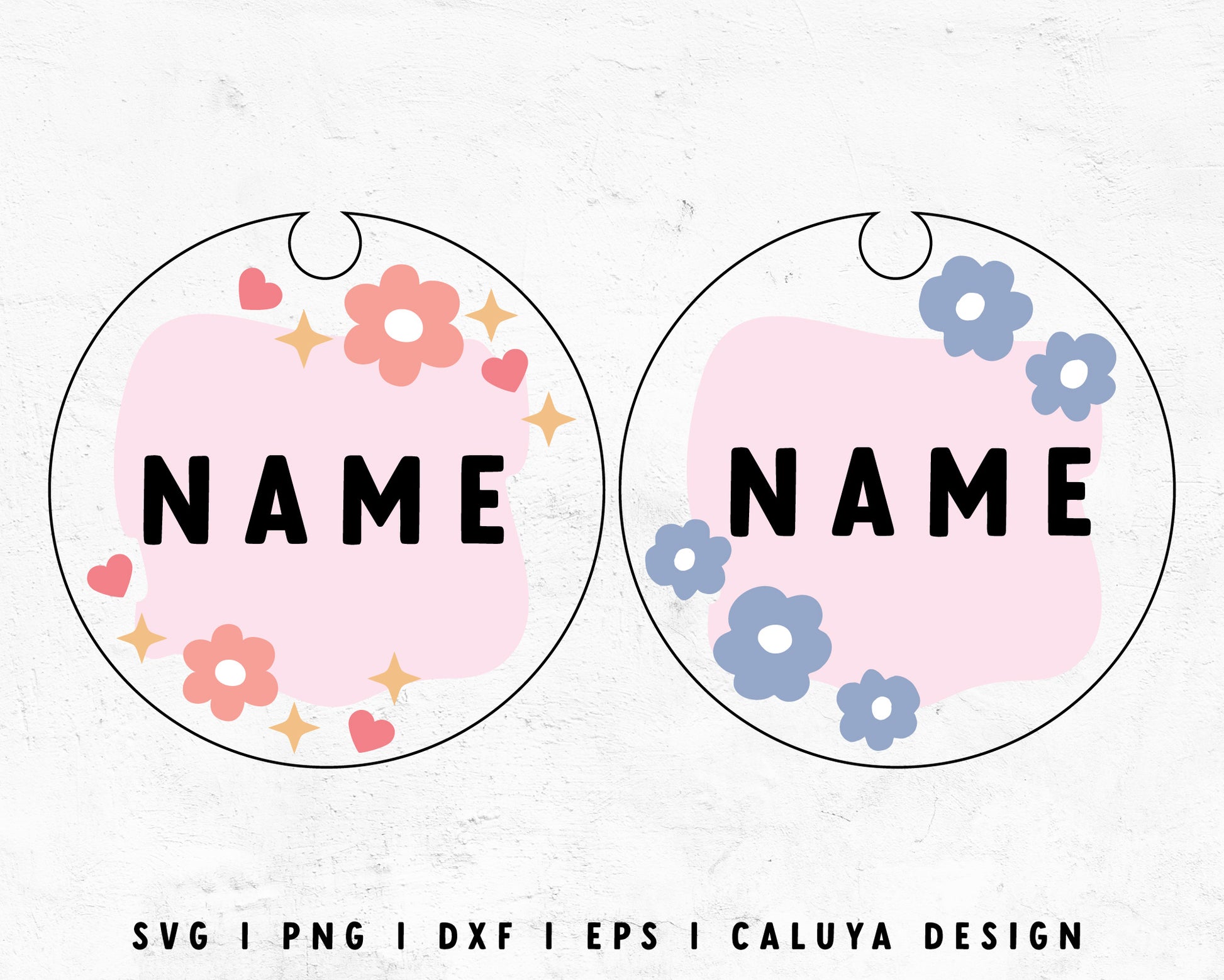 FREE Circle Blank Flower SVG | Cute Flower SVG Cut File for Cricut, Cameo Silhouette | Free SVG Cut File