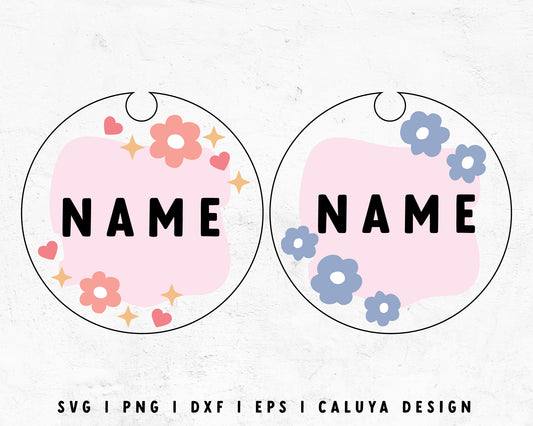 FREE Circle Blank Flower SVG | Cute Flower SVG Cut File for Cricut, Cameo Silhouette | Free SVG Cut File