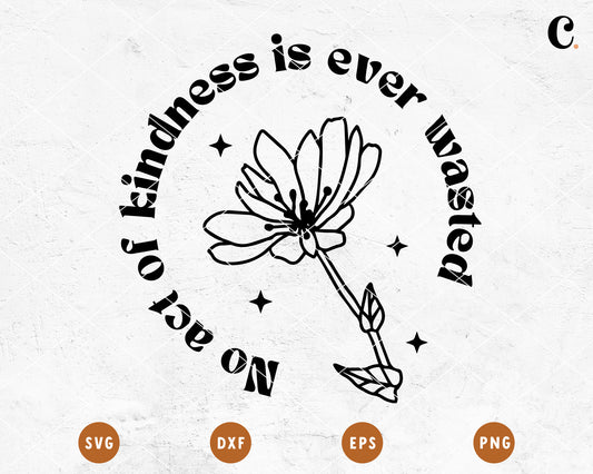 Boho Flower SVG | Botanical SVG | Wildflower SVG