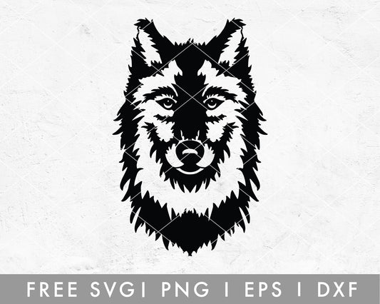 FREE Wolf SVG | Hand Drawn Cut File for Cricut, Cameo Silhouette | Free SVG Cut File