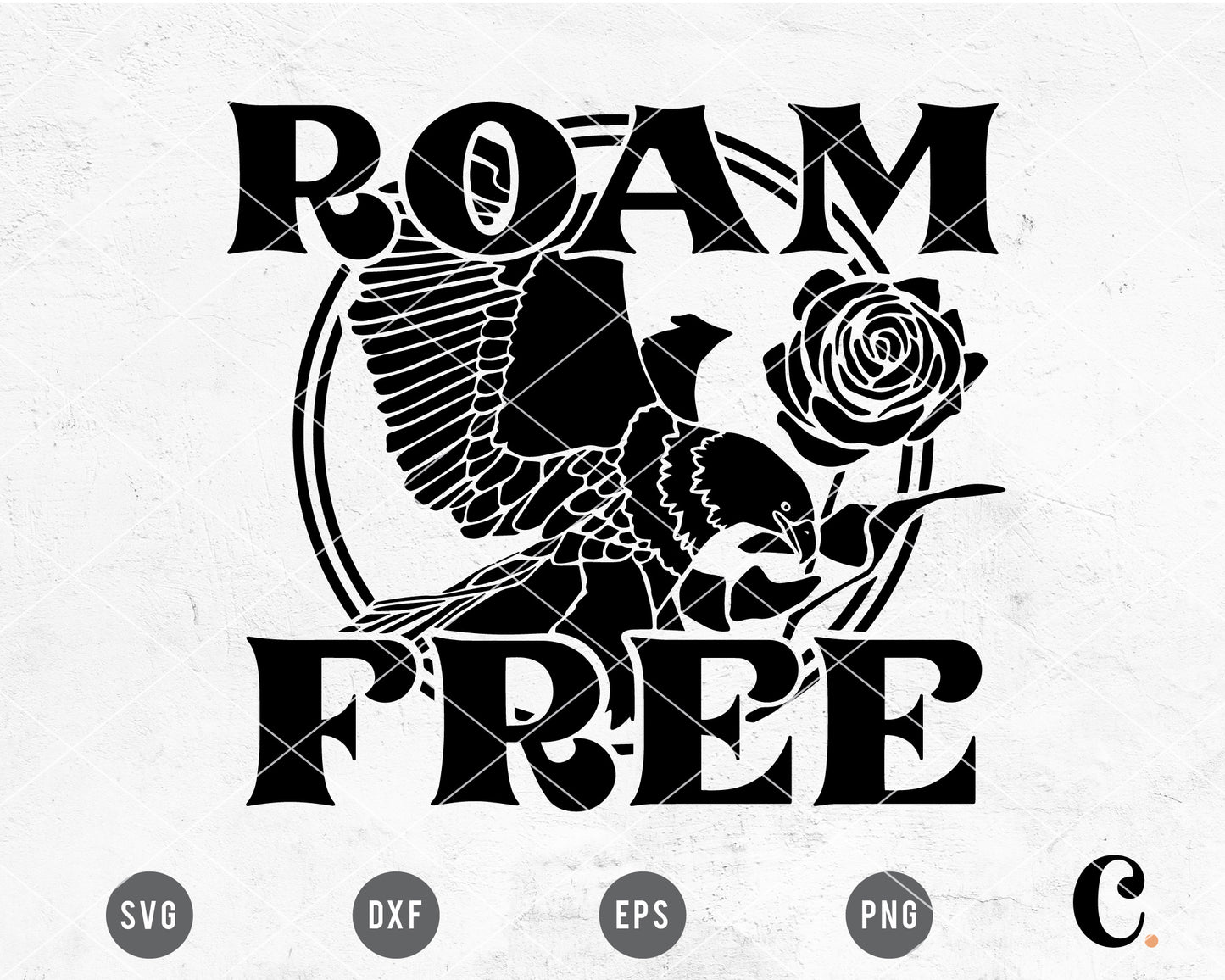 Vintage Eagle SVG
