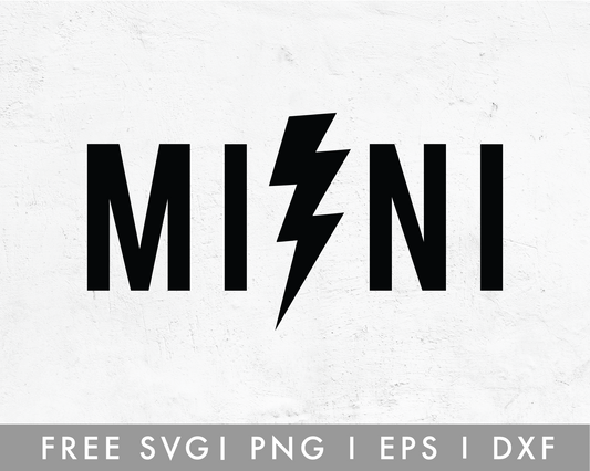 FREE Mini Lighting Bolt SVG