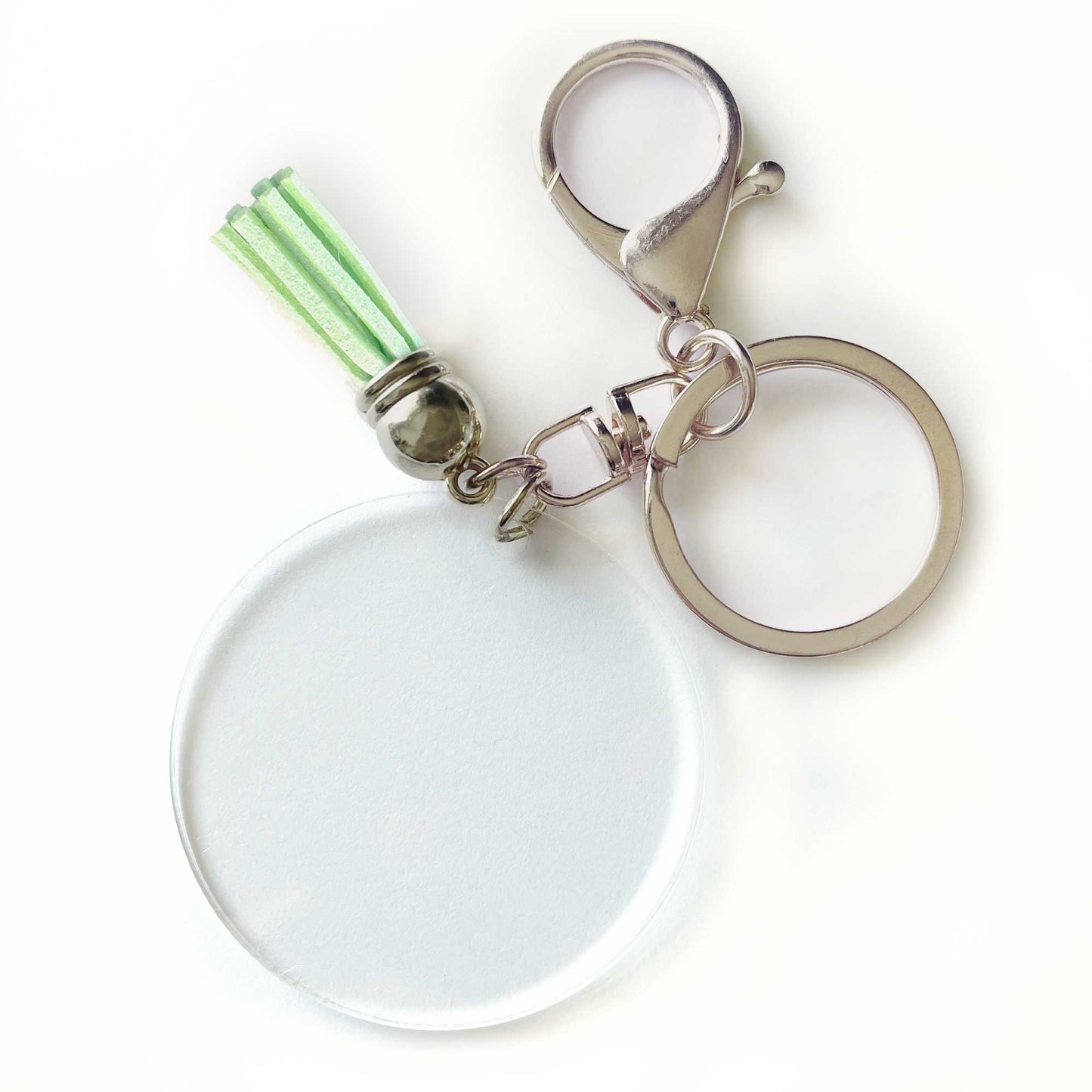 Silver Blank Keychain