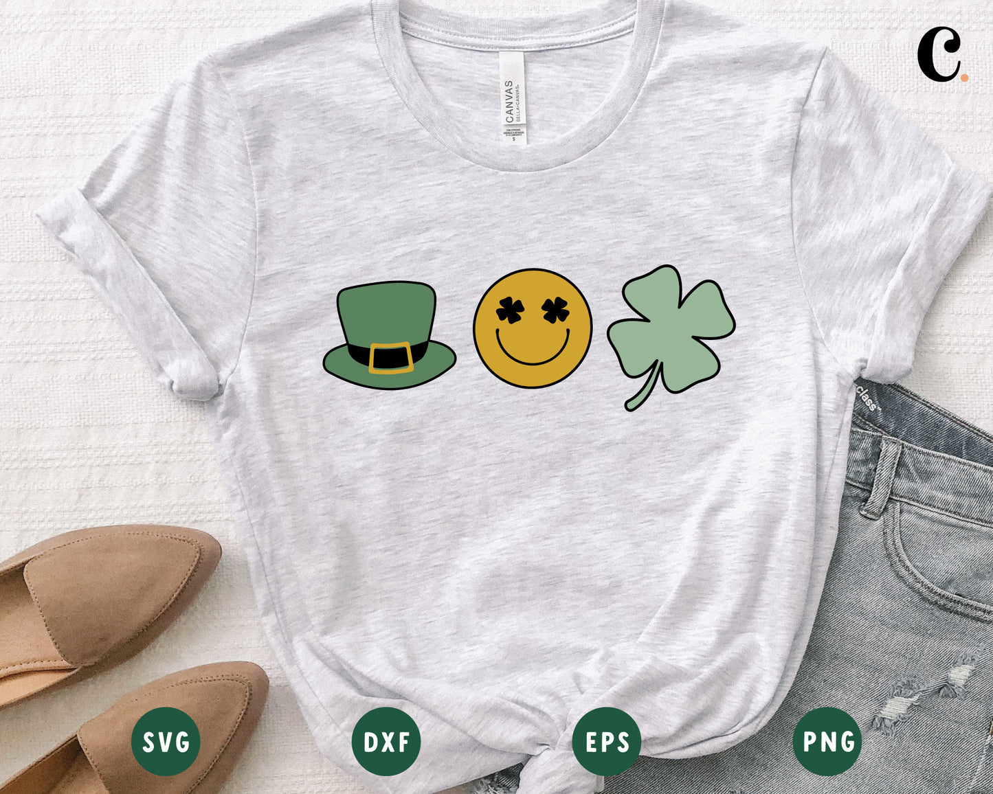St. Patricks Day SVG Bundle For Cricut, Cameo Silhouette | Shamrock SVG, St Patty SVG, Clover SVG, Lucky SVG