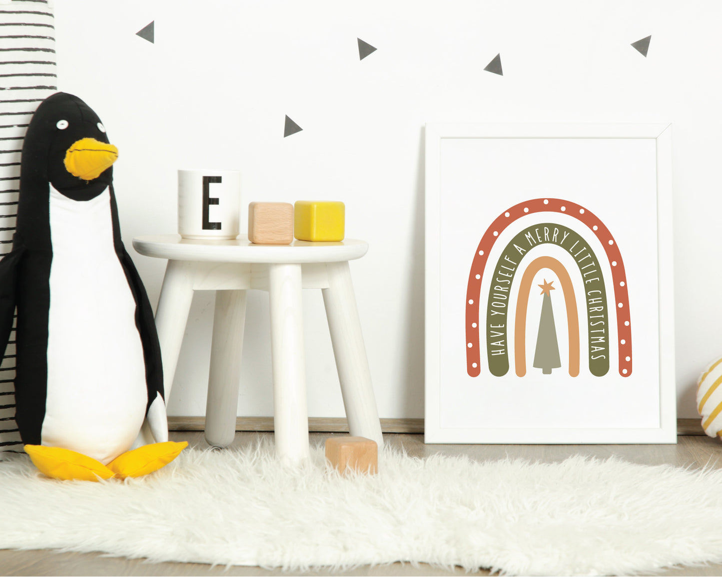 Marry Christmas Boho Rainbow SVG Bundle