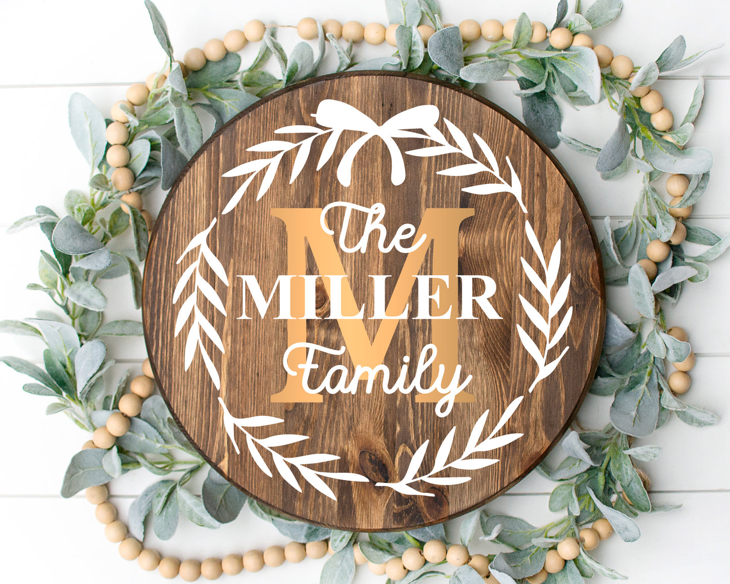 Classic Holiday Family Sign Making Monogram SVG Bundle For Cricut, Cameo Silhouette